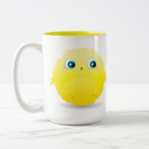 De Café Em Dois Tons Caneca peludo do pato