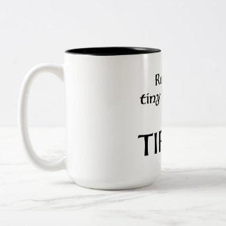 De Café Em Dois Tons Caneca Pequenos Humanos