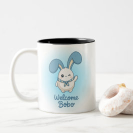 De Café Em Dois Tons Caneca Personalizada Coelhinho Bobo Fofo - Estétic