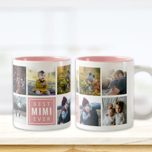 De Café Em Dois Tons Caneca Personalizada com Foto da Melhor MIMI