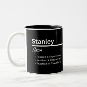 De Café Em Dois Tons Caneca Personalizada Definição do Nome Stanley Men