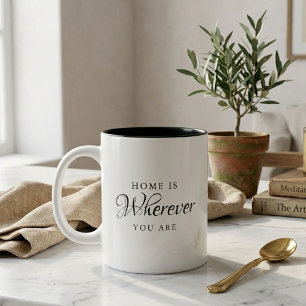 De Café Em Dois Tons Caneca Personalizada Dia das Mães para Mamãe