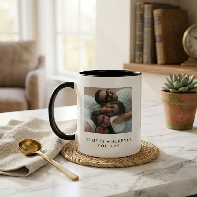 De Café Em Dois Tons Caneca Personalizada Dia das Mães para Mamãe (Criador carregado)
