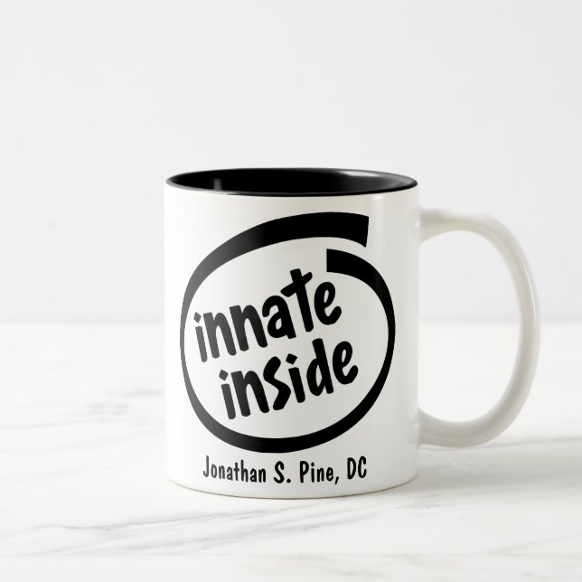 De Café Em Dois Tons Caneca personalizada do Chiropractor (Direita)