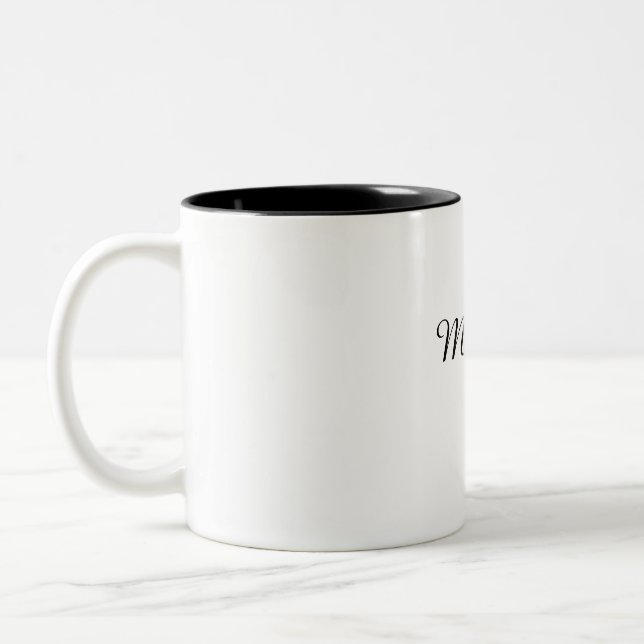 De Café Em Dois Tons Caneca Personalizada Mama Estabelecida  (Esquerda)