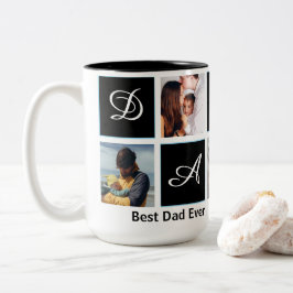De Café Em Dois Tons Caneca Personalizada Melhor Pai do Mundo 5 Fotos
