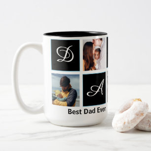 De Café Em Dois Tons Caneca Personalizada Melhor Pai do Mundo 5 Fotos