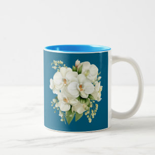 De Café Em Dois Tons Caneca Personalizada para Amiga ou Mãe da Noiva