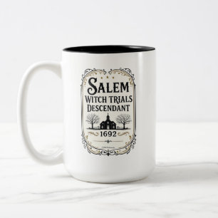 De Café Em Dois Tons Caneca Personalizada para Descendente das Tentativ