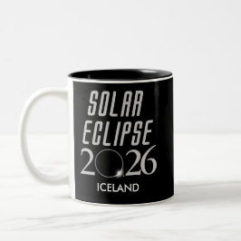 De Café Em Dois Tons Caneca Personalizável Eclipse Solar 2026