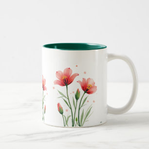 De Café Em Dois Tons caneca pintada
