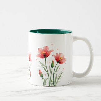 De Café Em Dois Tons caneca pintada