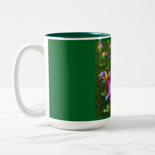 De Café Em Dois Tons Caneca Pluma Sussurro (Esquerda)