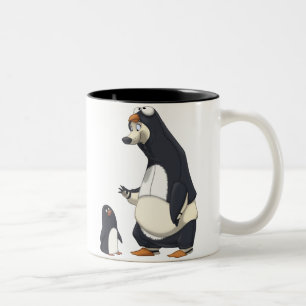 De Café Em Dois Tons Caneca polar do pinguim