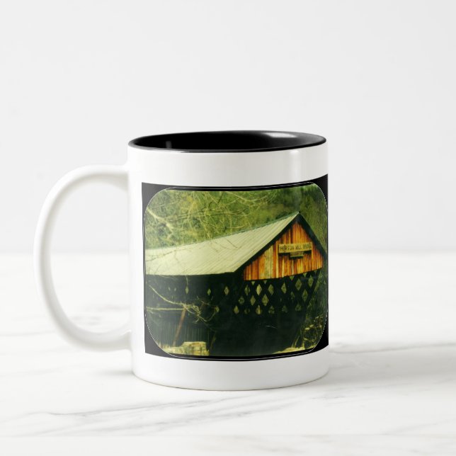 De Café Em Dois Tons Caneca Ponte Coberta (Esquerda)