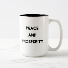 De Café Em Dois Tons caneca positiva