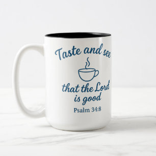 De Café Em Dois Tons Caneca Prove e Veja Que o Senhor é Bom