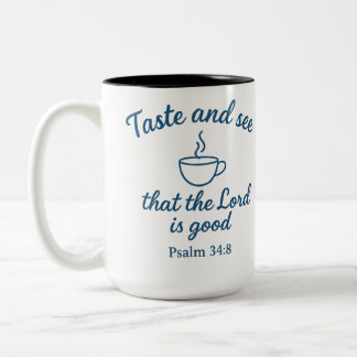 De Café Em Dois Tons Caneca Prove e Veja Que o Senhor é Bom