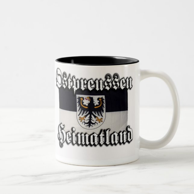 De Café Em Dois Tons Caneca prussiano do leste (Direita)