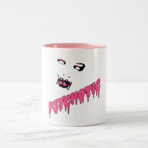 De Café Em Dois Tons Caneca Psychotic