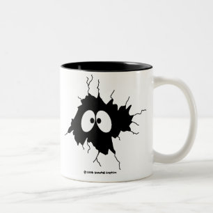 De Café Em Dois Tons Caneca quebrada