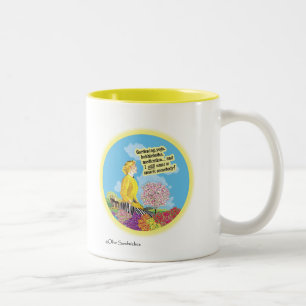 De Café Em Dois Tons Caneca - "queira smack alguém "