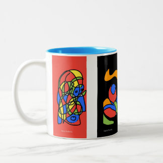 De Café Em Dois Tons caneca quente e confortável