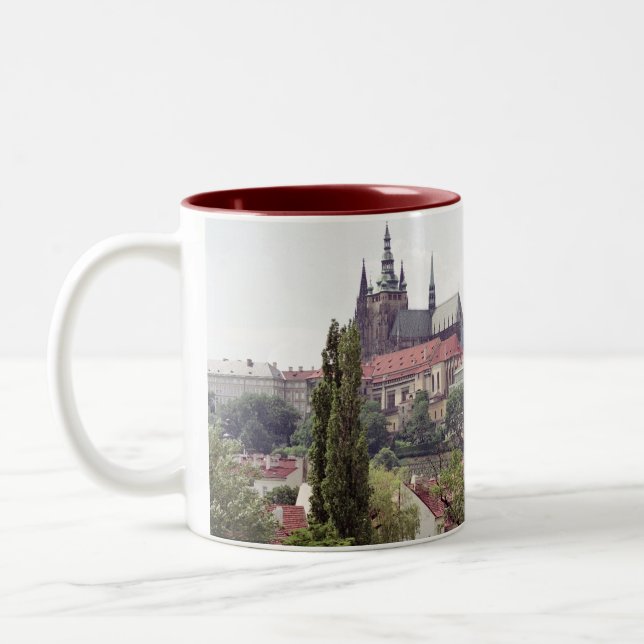 De Café Em Dois Tons Caneca real do castelo (Esquerda)