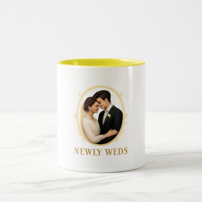 De Café Em Dois Tons Caneca - Recém-Casados (Centro)