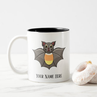 De Café Em Dois Tons Caneca “Reese The Bat” Personalizável