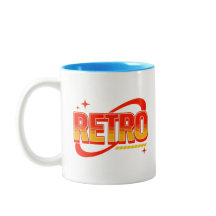Caneca retrô.