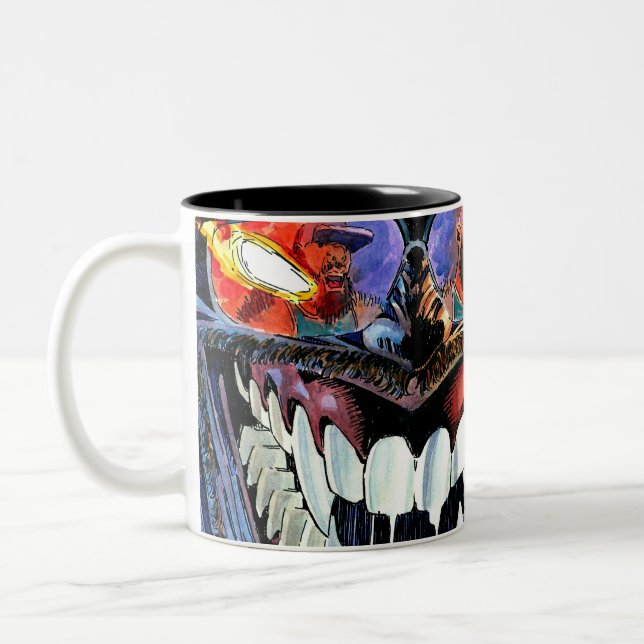De Café Em Dois Tons Caneca Rippin Clippa (Esquerda)