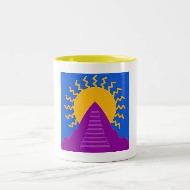De Café Em Dois Tons Caneca Rise Above (Centro)
