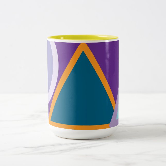 De Café Em Dois Tons Caneca Rmdesignflo55-62 (Centro)