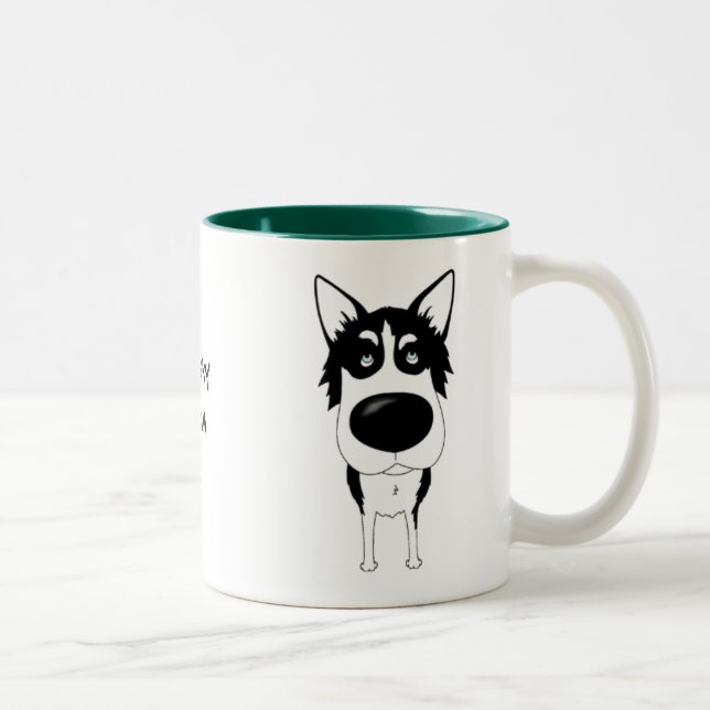De Café Em Dois Tons Caneca ronca da mamã (Direita)