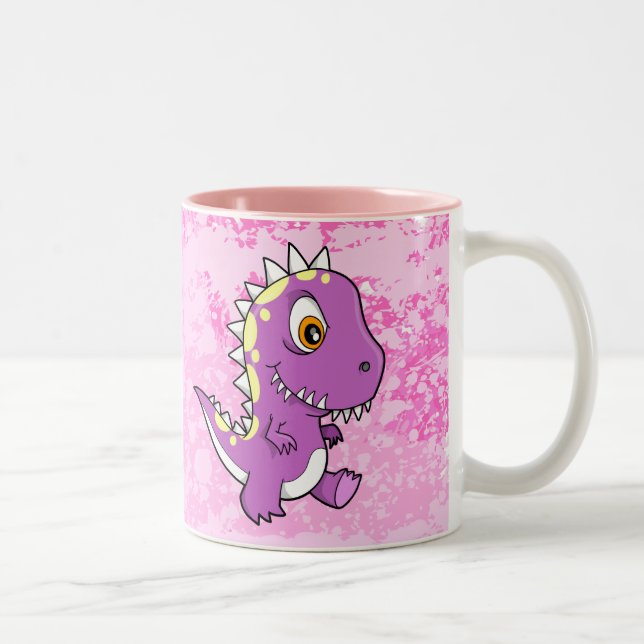 De Café Em Dois Tons Caneca roxa bonito louca do monstro (Direita)