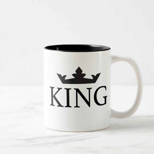 De Café Em Dois Tons Caneca Royal Family King (Direita)