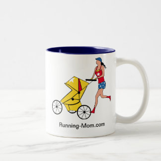 De Café Em Dois Tons Caneca Running da mamã