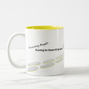 De Café Em Dois Tons Caneca Running dos anjos