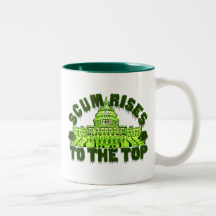 De Café Em Dois Tons Caneca Scum Rises To The Top