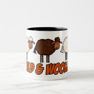 De Café Em Dois Tons caneca selvagem e woolly