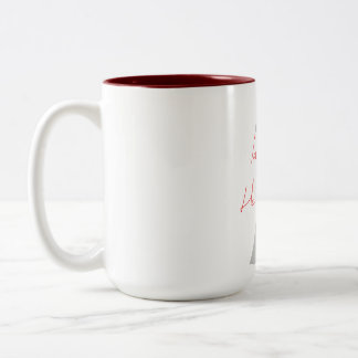 De Café Em Dois Tons Caneca Silhueta Casal Romântico - Eu sou dele