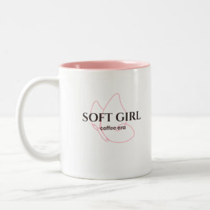 De Café Em Dois Tons Caneca Soft Girl