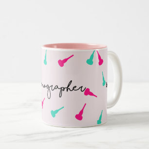 De Café Em Dois Tons Caneca Sonographer