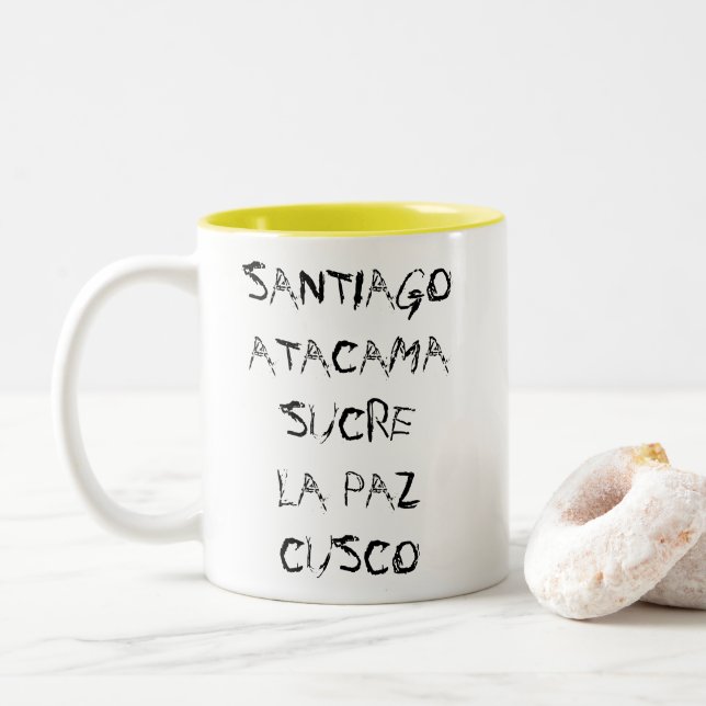 DE CAFÉ EM DOIS TONS CANECA SOUTH (Com Donut)