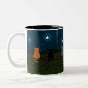 De Café Em Dois Tons Caneca "Stargazing"