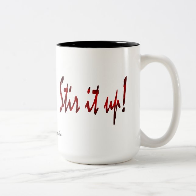 De Café Em Dois Tons Caneca Stir It Up (Direita)