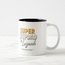 Caneca Super Pai Adotivo Lendário – Presente Perso