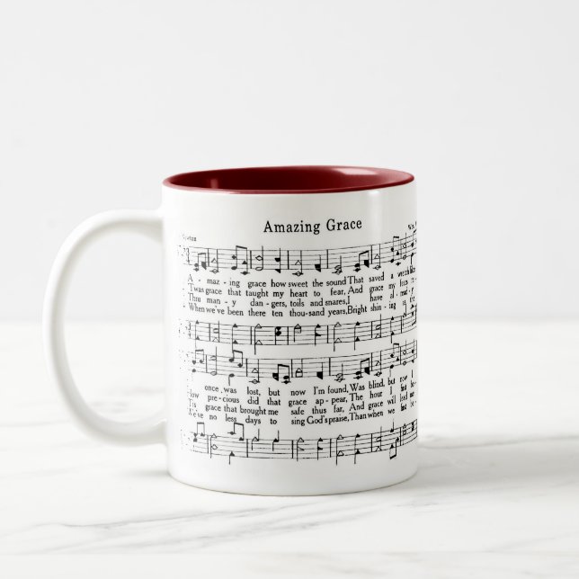 De Café Em Dois Tons caneca surpreendente da benevolência (Esquerda)