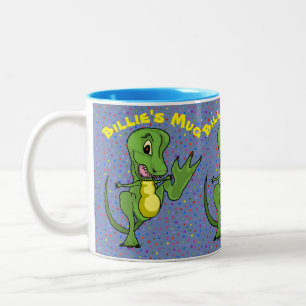 De Café Em Dois Tons Caneca T-Rex